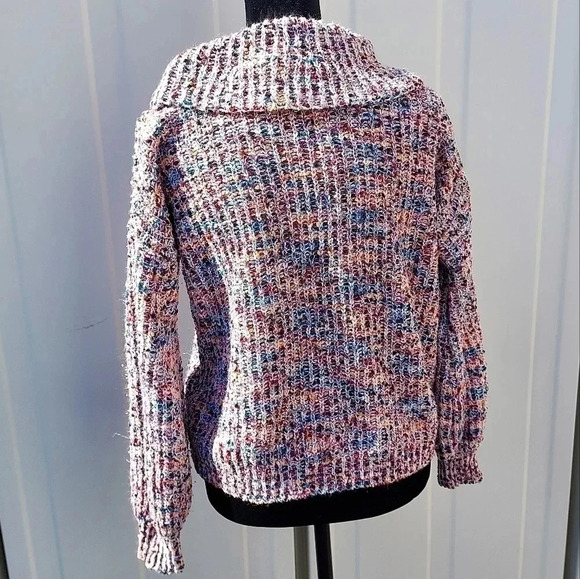 Art Class Girls XXL (18) Multi Color Sweater Pullover Cowl Neck - Picture 3 of 8